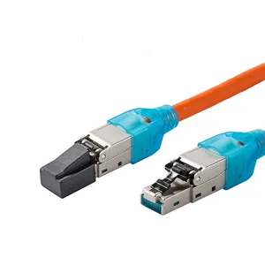 Hot sale FTP male connector RJ45 cat6a cat7 plug toolless