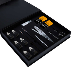 Étui de maquillage professionnel <span class=keywords><strong>Semi</strong></span>-<span class=keywords><strong>Permanent</strong></span> pour Microblading cosmétiques, <span class=keywords><strong>kit</strong></span> de formation pour débutant avec Logo privé - Product Image 2