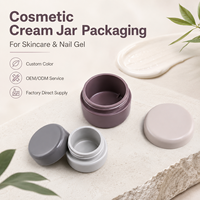 Pot d'emballage en gel solide pour échantillon de vernis à ongles, gel de construction, avec bouchon de scellage pour gel à ongles