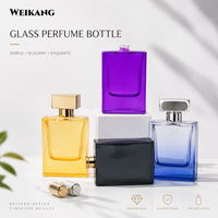 Flacons de parfum en verre rechargeables de 8 ml et 10 ml, design voyage, en plastique magnétique, pour échantillons de parfum et vaporisateurs de Cologne
