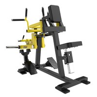 Brtw Équipement de musculation professionnel Iso-lateral à charge libre, Machine à ramer assise robuste pour l'entraînement du dos