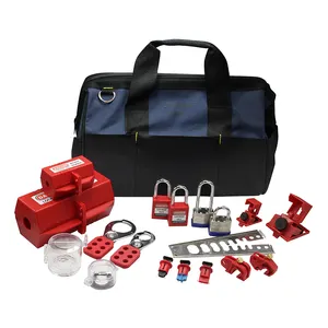 Safety Lockout Tagout Kits Oem Combination Group Portable Lockout Kit Tool Safety Loto Lockout Tagout Kit Electrical Lock Out Tag Out Kit