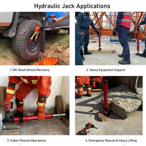 Ручной гидравлический домкрат для экстренного ремонта автомобилей, алюминиевый подъемник для внедорожников, инструмент для самоспасения и эвакуации - Product Image 6
