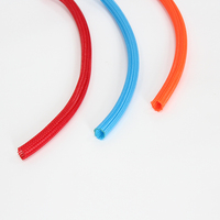 Funda protectora de cable trenzado, organizador de mangueras de PET, Protector de cable de gestión, cubierta de tubo de telar de alambre