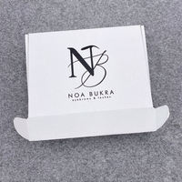 Emballage de papier de carton ondulé rose de luxe avec impression personnalisée et logo Boîte d'emballage d'expédition postale postale