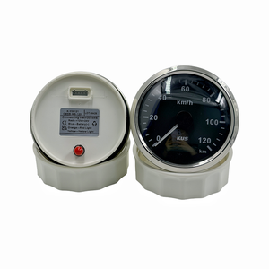 <span class=keywords><strong>Compteur</strong></span> <span class=keywords><strong>de</strong></span> <span class=keywords><strong>vitesse</strong></span> GPS GNSS 85 mm 120 km/h pour voiture, bateau, camping-car avec odomètre 12V/24V, cadran noir ou blanc en option - Product Image 3