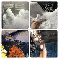 6Kw 500Kg/24 heures intérieur/extérieur flocon de neige générateur neige chute Machine pour neige parcs à thème Spa chambre froide