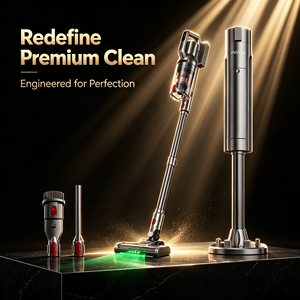 MINFU <b>Portable</b> Cordless Stick <b>Vacuum</b> Cleaner Auto-Empty Dust Collection HEPA Filtration Cyclonic Design Lithium-Ion Battery - Product Image 1