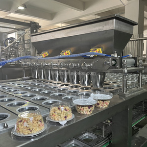 Công nghiệp sử dụng tự động sữa chua <span class=keywords><strong>cap</strong></span> Điền và niêm phong máy đóng gói cho Ngũ Cốc Hạt cup nắp niêm phong - Product Image 2