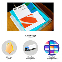 Fabricant direct, prix bas, service d'impression de brochures personnalisées, papier couché, impression jet d'encre