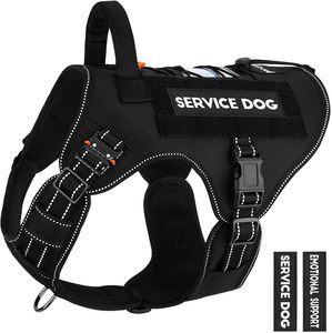 Arnés para perros de cuero Real de muestra gratis, productos de entrenamiento para mascotas, arnés de tracción fuerte, chaleco para perros grandes, perro pastor alemán - Product Image 4