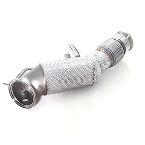 Downpipe <span class=keywords><strong>sport</strong></span> premium <span class=keywords><strong>200</strong></span> <span class=keywords><strong>cellules</strong></span> avec <span class=keywords><strong>catalyseur</strong></span> pour BMW 330E G20 B48 PHEV 2020-2026 en acier inoxydable 304 à haut débit - Product Image 4