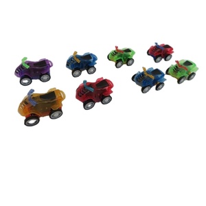 Mini Pull Back Transparent Motorbike Toy Promotion Toys Pull Back Vehicles Beach Motorcycle Plastic Autobike