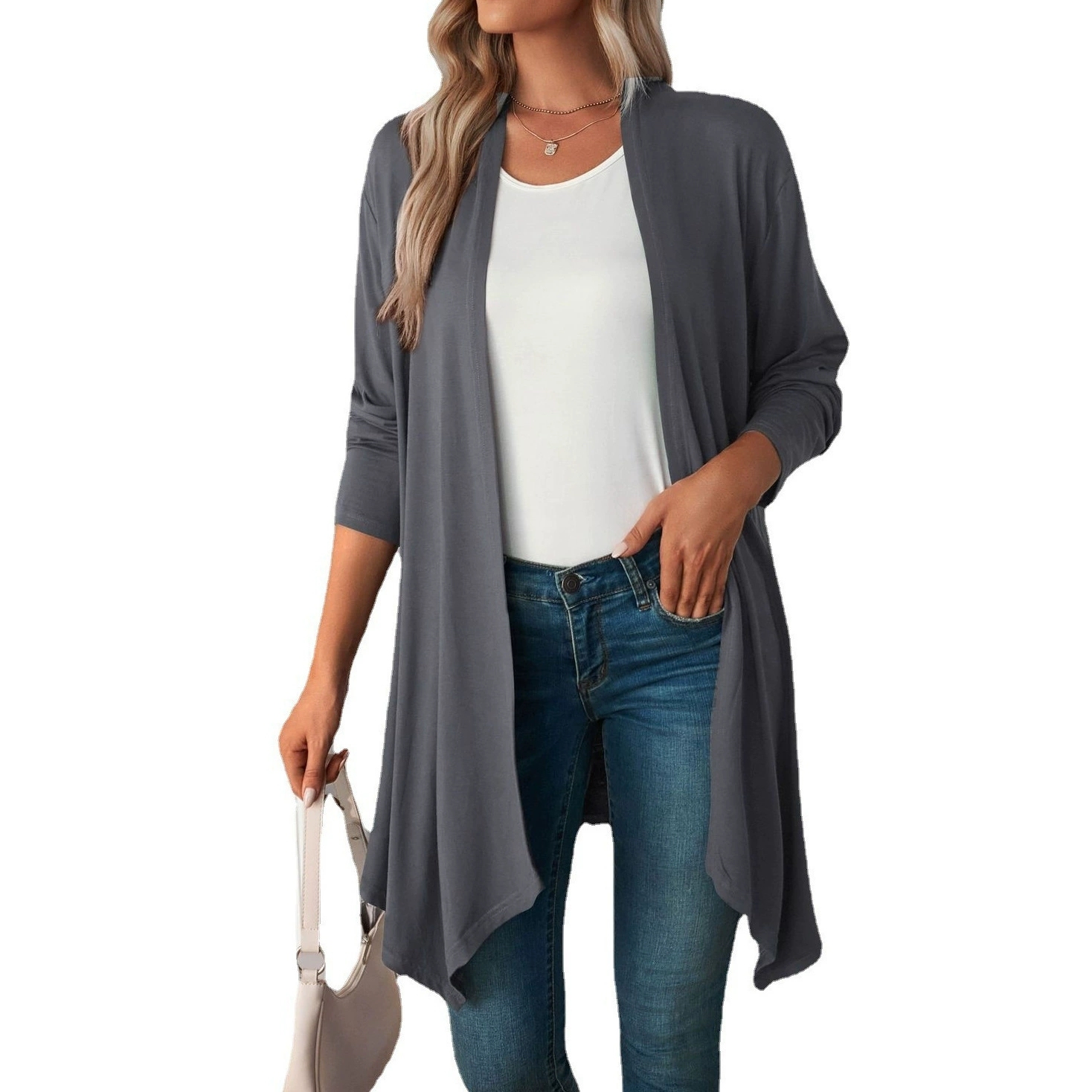 Women's Open-Front Cardigan