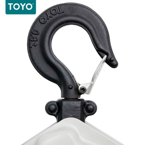 Buen precio Toyo Fabricante Tipo C 0,8 1,6 3,2 6,3 9 toneladas bloque de mano trinquete Manual cadena palanca polipasto - Product Image 5
