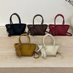 Women's Vintage Suede PU Tote Bag with Zipper Closure <b>Tassel</b> Decor Crossbody <b>Handbag</b> for Stylish Daily Casual Wear - Product Image 6