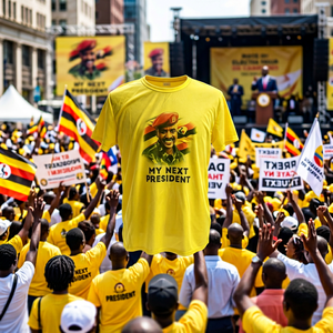 T-shirt per le elezioni presidenziali dell'Uganda 2026, movimento MK, il mio prossimo presidente, stampa personalizzata, t-shirt per la campagna elettorale - Product Image 5