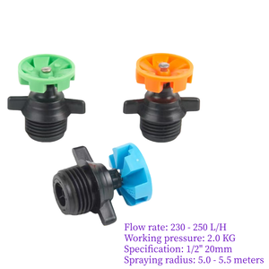 Micro-asperseur rotatif à 360 degrés pour pelouse et irrigation agricole, <span class=keywords><strong>mini</strong></span>-asperseur à jet de brume - Product Image 4