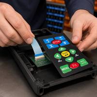 Câble ruban industriel Huiming en gros, étanche IP, à forte adhérence, longue durée de vie, pour clavier à membrane de télécommande, en matériau PC