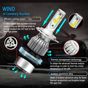 C6 Led Mini phare LED 9005 9006 9007 H4 12V véhicule H1 H13 C6 ampoule de phare C6 Auto H7 Led phare pour <span class=keywords><strong>voiture</strong></span> - Product Image 4