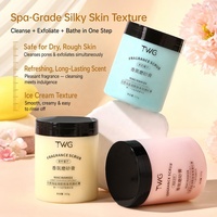 Gommage corporel au sel marin et à la niacinamide TWG RTS, très vendu, parfum longue durée, éclaircissant, exfoliant pour peaux rugueuses