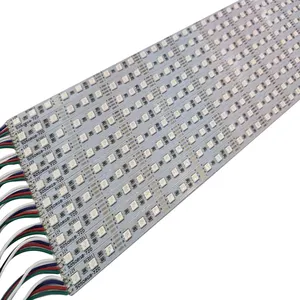 12V 60leds/72leds SMD5050RGBフルカラーLEDハードストリップ照明LEDバーストリップライト