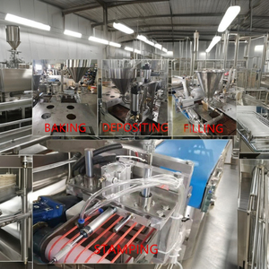 Industrielle Dorayaki japanische Pfannkuchen maschine Lebensmittel verarbeitung linie für Pfannkuchen mit Marmelade - Product Image 2