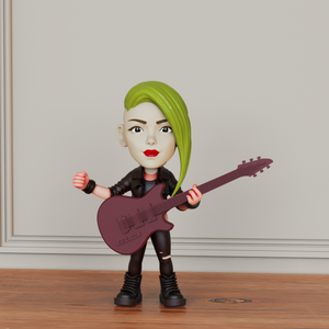 Personalizzato in resina Bobble Head figurina per Rock <span class=keywords><strong>chitarrista</strong></span> amante della musica su misura bambola da collezione disponibile all'ingrosso - Product Image 3