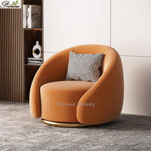 Ghế sofa thư giãn xoay kiểu Bắc Âu sang trọng, thiết kế độc đáo, dành cho salon làm đẹp Trung Quốc - Product Image 4