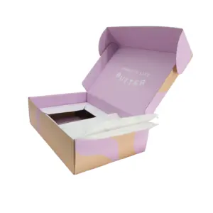 Umwelt freundliche E-Flöte Wellpappe Hautpflege Verpackung Mailer Box