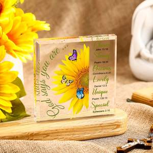 Manufacturer Custom Transparent Acrylic Christian Inspirational Gifts for Women Gifts - Product Image 2