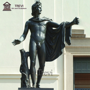 A grandezza naturale giardino greco moderno figura antica statua bronzo <span class=keywords><strong>Apollo</strong></span> <span class=keywords><strong>scultura</strong></span> per la vendita - Product Image 4