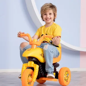 Çocuk elektrikli motosiklet üç tekerlekli bisiklet 3-4 yaşında erkek ve kadın bebek şarj edilebilir çocuk oyuncak otomobil araç
