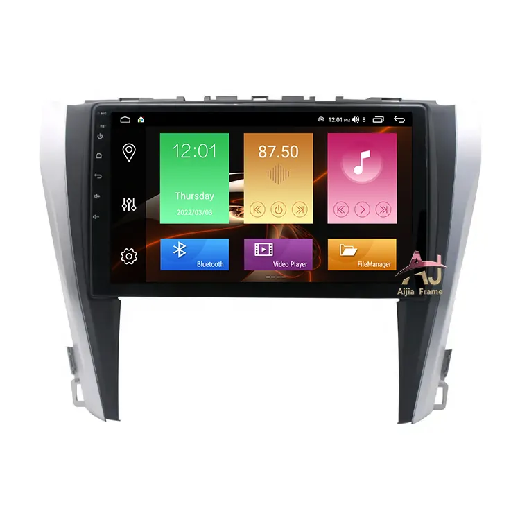 Aijia 10.1 "Car Stereo DVD Player cho Toyota Camry 2015-2017 Carplay 4 gam Wifi RDS GPS navigation xe phương tiện truyền thông Máy nghe nhạc Android đài phát thanh xe đài phát thanh