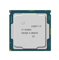 Processeur de bureau I7 8700K 3.7GHz 3.6 GHz 6 cœurs État neuf