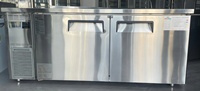 Congelador Comercial Bajo Encimera de Acero Inoxidable 1200x800x800mm, Eficiencia Energética A++, para Cocina de Restaurante