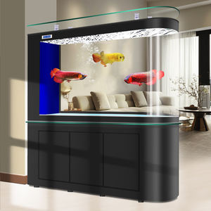 ตู้ปลาขนาดกลางถึงขนาดใหญ่รูปทรงกระสุนพร้อมฟังก์ชันการกรองด้านล่างและระบบนิเวศที่ขับเคลื่อนด้วยอากาศ - Product Image 2