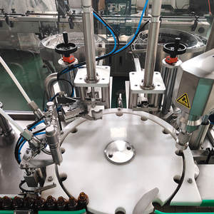 Otomatik 10ml 30ml küçük şişe sıvı göz damlası flakon cam damlalık uçucu yağ dolum makinesi ve kapatma makinesi - Product Image 2