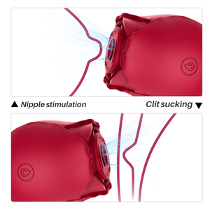 Vibrador de Succión con Forma de Rosa LIL MERMAID, Estimulador de Clítoris para Mujeres, Masajeador de Pulsos de Aire con 7 Modos Recargable - Product Image 4