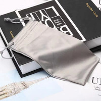 Microfibre 180 g/m² Lunettes de soleil personnalisées Nettoyage de téléphone portable Sacs à cordon Étui