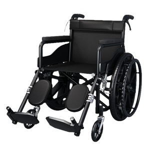 Fauteuil roulant pliant pour personnes âgées, léger, avec repose-jambes, commode, chaise de rééducation portable, pour la récupération des fractures - Product Image 1