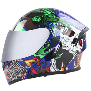 SEVS All-Season Unisex Elektrische Volledig Gezicht Beschermende ABS Motorhelm DOT Gecertificeerd Dubbele Lens Omhoogklapbaar Gezichtschild voor Weg en Off-Road - Product Image 1