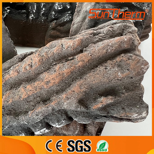 Modern <strong>Decorative</strong> Ceramic Fiber Fire <strong>Logs</strong> for Bioethanol Fireplaces SUNTHERM SUN-LMZ077 - Product Image 3