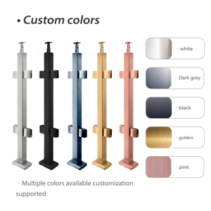 Barandilla de Acero Inoxidable con Cristal Templado para Exteriores, Villas, Balcones, Escaleras de Centros Comerciales, Suministro del Fabricante - Product Image 3