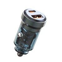 Chargeur de voiture double port 35W Max QC 3.0 + PD 35W, adaptateur de charge rapide pour iPhone et Android