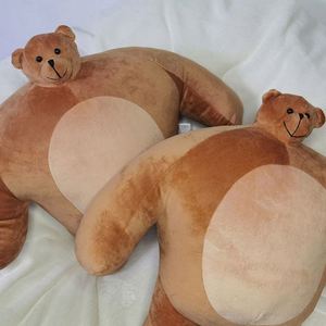 Vui mềm đầu nhỏ cơ thể lớn nhồi bông động vật sang trọng cáo Kỳ Lân con lười gấu trúc gấu hổ sư tử voi gối đồ chơi - Product Image 4