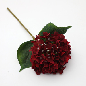 Hortensia de Látex Hecha a Mano de Alta Calidad, Cabeza Grande, Tacto Real, Decoración para el Hogar, para Graduación, Navidad, Año Nuevo Chino - Product Image 1
