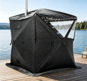 Tente de sauna Vanace pour 4 personnes, tente portable extra large pour le camping en groupe - Product Image 1