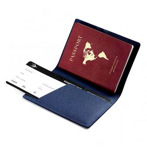 Fashion Travel Wallet Cover Case Saffiano Pu Leather <b>Passport</b> <b>Holder</b> With Wholesale - Product Image 3