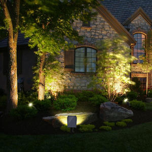 Focos para exteriores más vendidos, luz Solar para césped, impermeable, 12LED, luz de pared ajustable para entrada, jardín, luz Solar - Product Image 6